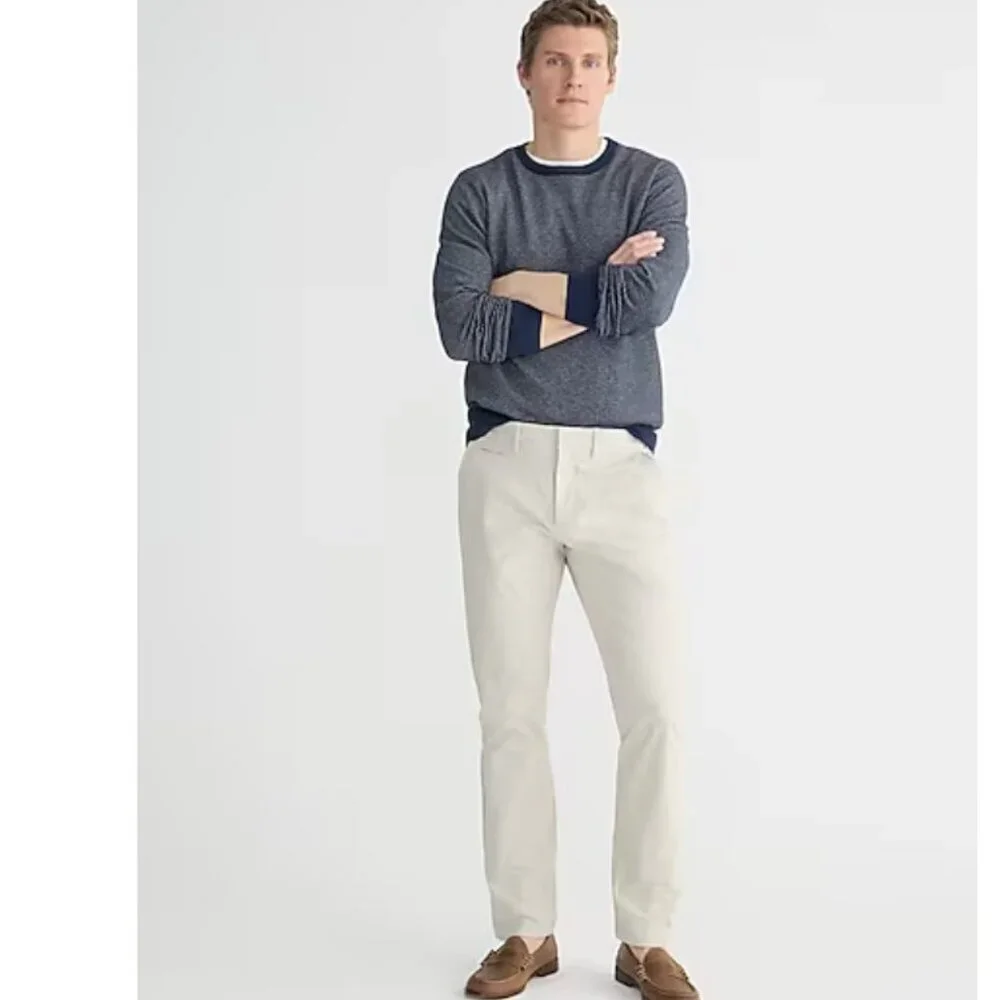 NWOT J. Crew 770 Straight Fit Tech Pants Stone Sz 34 x 32